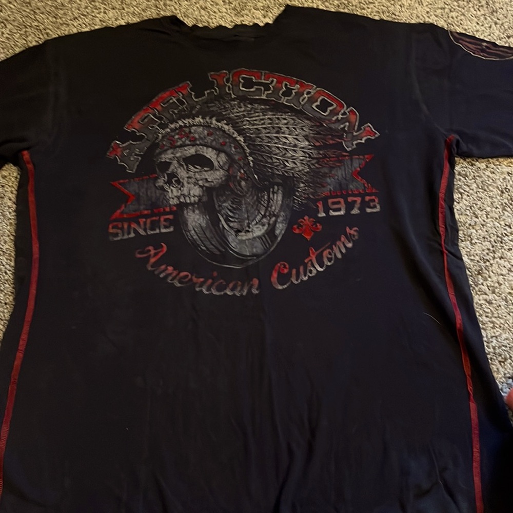 Affliction Indian design T-shirt